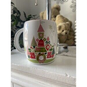 Starbucks Disney Parks Christmas Tree Castle Holiday Ceramic 12oz Coffee Mug